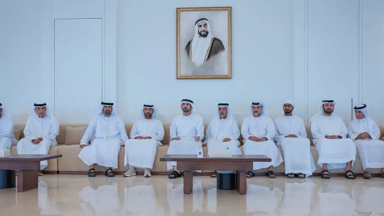 حمدان بن محمد يواسي أسرة شهيد الوطن والواجب سعيد البلوشي في دبي